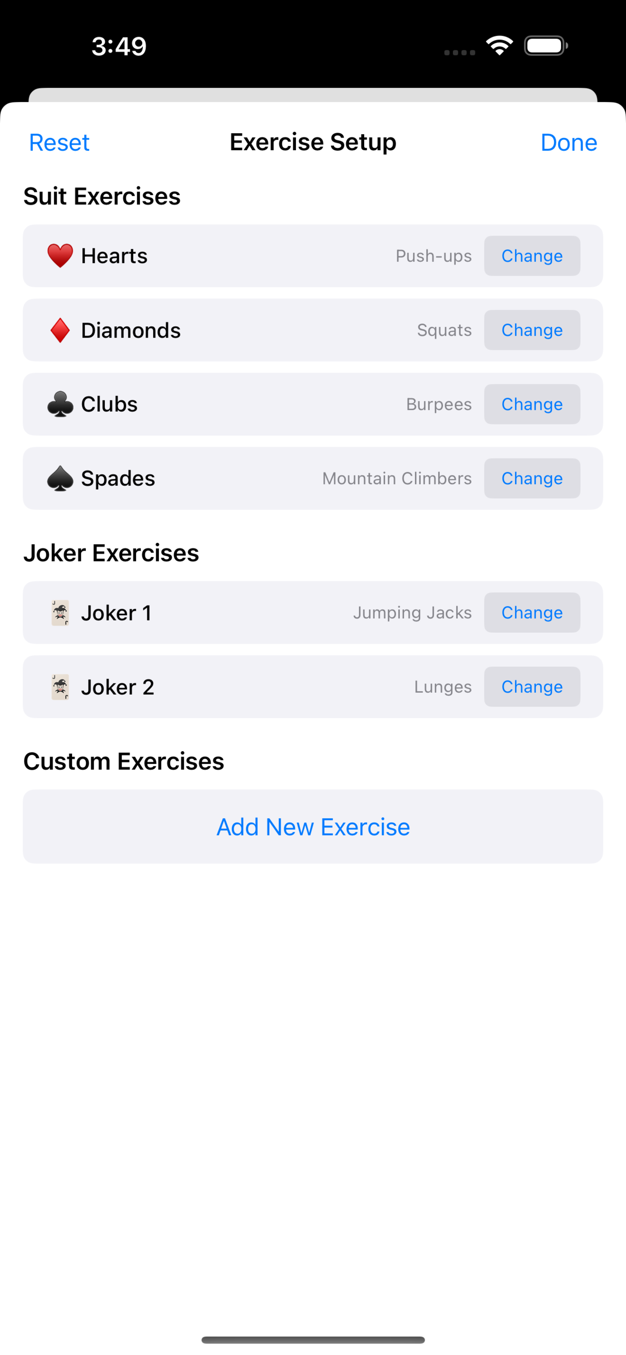 Player Configuration